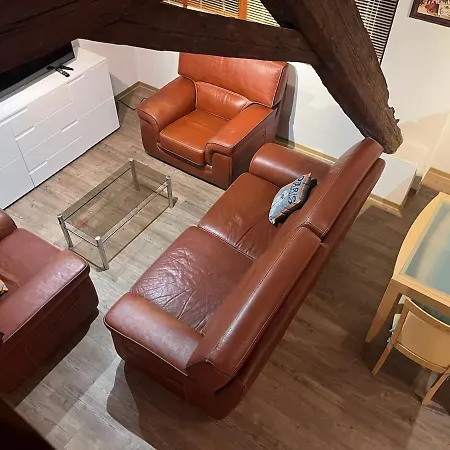 Duplex Rénové Avec Terrasse Privative à 10 Mm De Colmar Et Eguisheim, à 2 Mm Du Grand Axe Autoroutier Strasbourg Mulhouse Sainte-Croix-en-Plaine