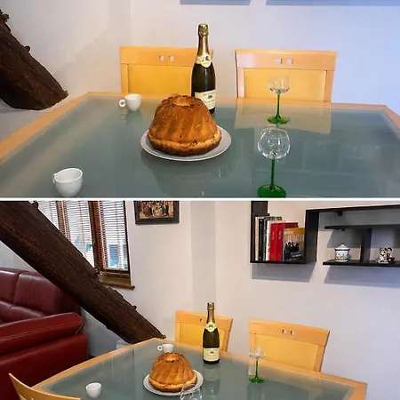 Apartamento Duplex Rénové Avec Terrasse Privative à 10 Mm De Colmar Et Eguisheim, à 2 Mm Du Grand Axe Autoroutier Strasbourg Mulhouse Sainte-Croix-en-Plaine
