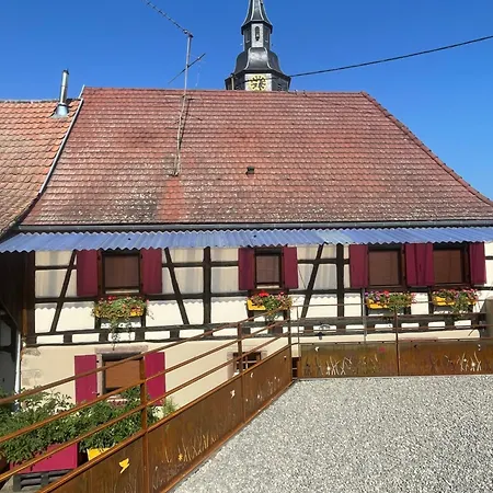 Duplex Rénové Avec Terrasse Privative à 10 Mm De Colmar Et Eguisheim, à 2 Mm Du Grand Axe Autoroutier Strasbourg Mulhouse Apartamento Sainte-Croix-en-Plaine