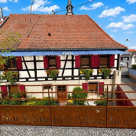 Duplex Renove Avec Terrasse Privative A 10 Mm De Colmar Et Eguisheim, A 2 Mm Du Grand Axe Autoroutier Strasbourg Mulhouse Διαμέρισμα